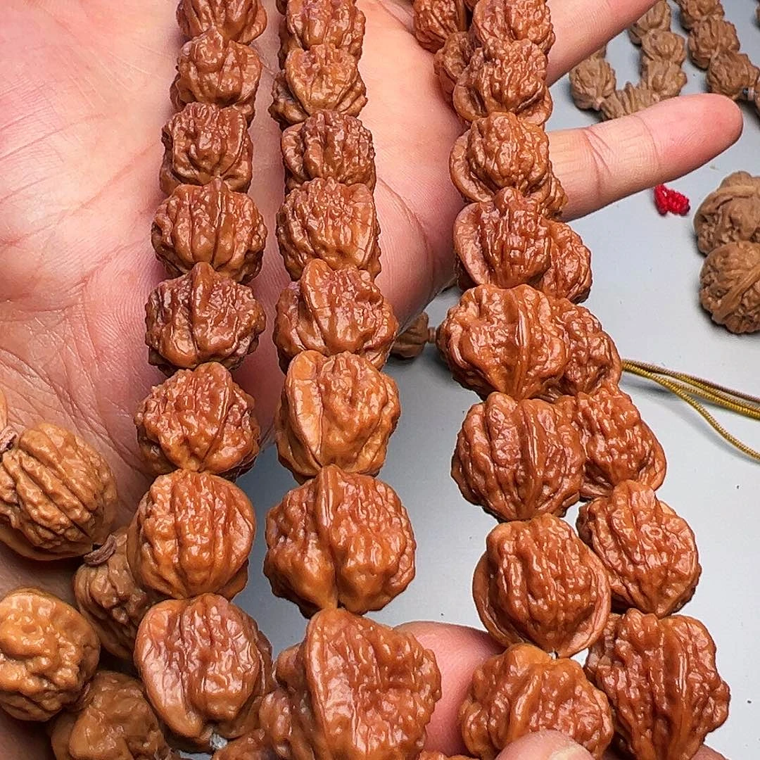 猴头核桃吊坠金蟾16脖挂54颗