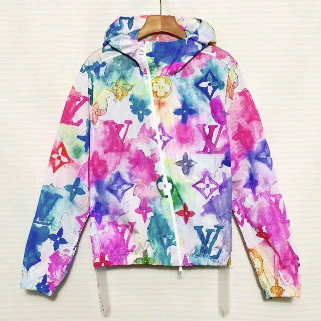 95新 LouisVuitton/路易威登 lv炫彩 满印 外套/50码/XG-Y25195