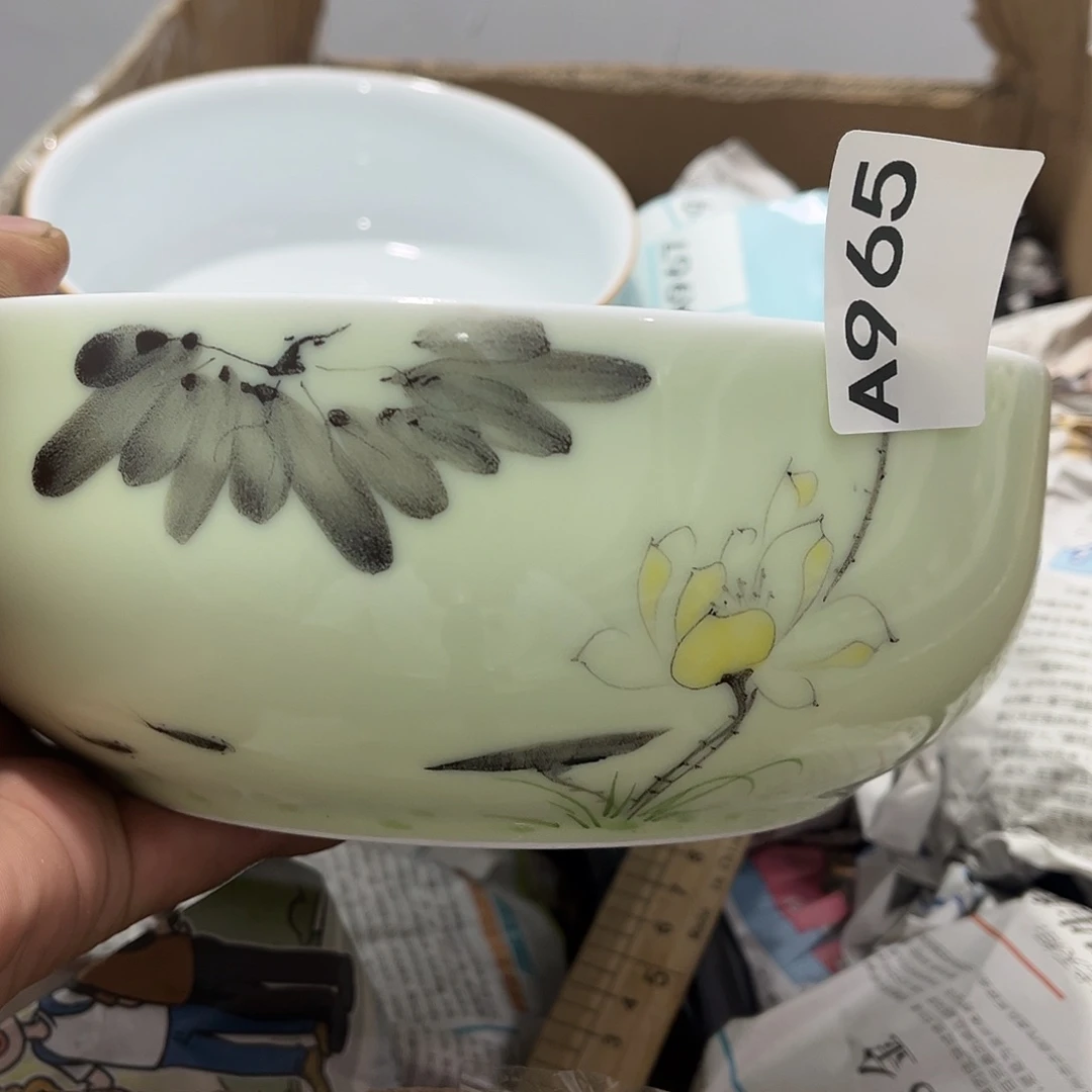 瓷片茶摆件工艺品摆件666