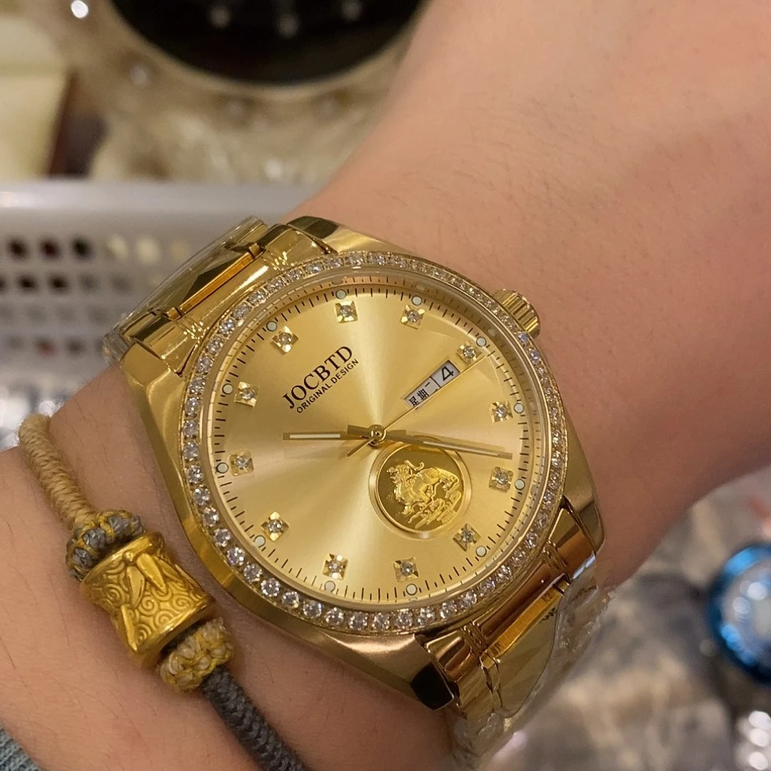 精钢瑞士乔斯邦顿全自动机械表