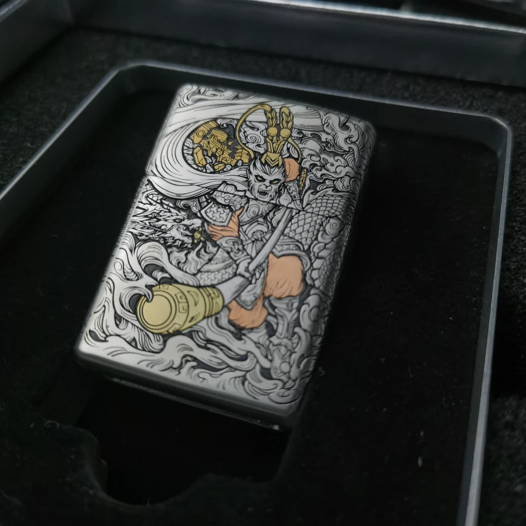 Zippo打火机龚颖鹏老师钢机齐天大圣悟空207