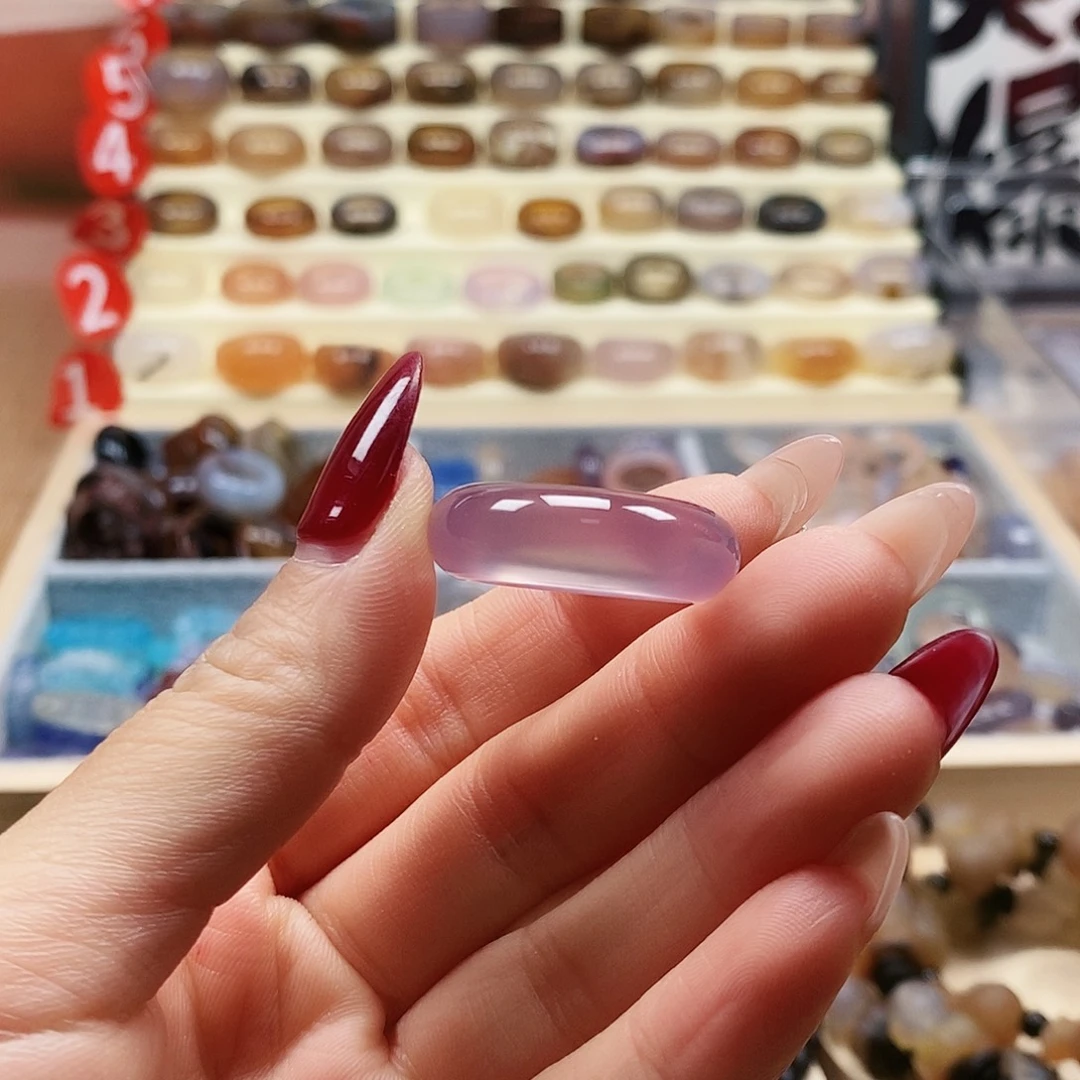 @***噗玛瑙/玉髓未镶嵌戒指