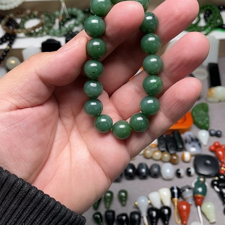 和田玉未镶嵌手链