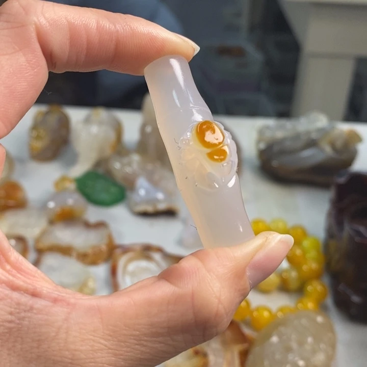 玛瑙/玉髓吊坠(不含链)未镶嵌