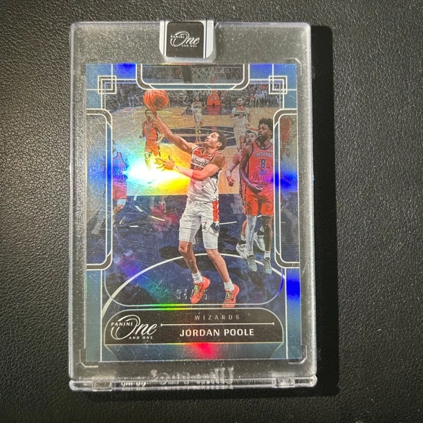 帕尼尼球星卡 ONE 原封砖 乔丹 普尔 35编 蓝折 折射 奇才