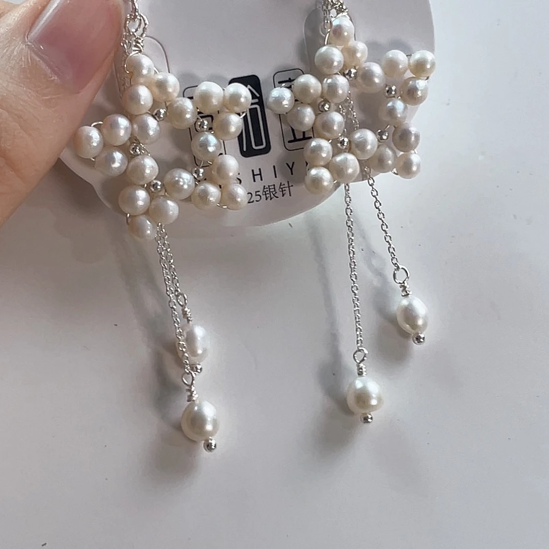 未镶嵌淡水珍珠耳饰