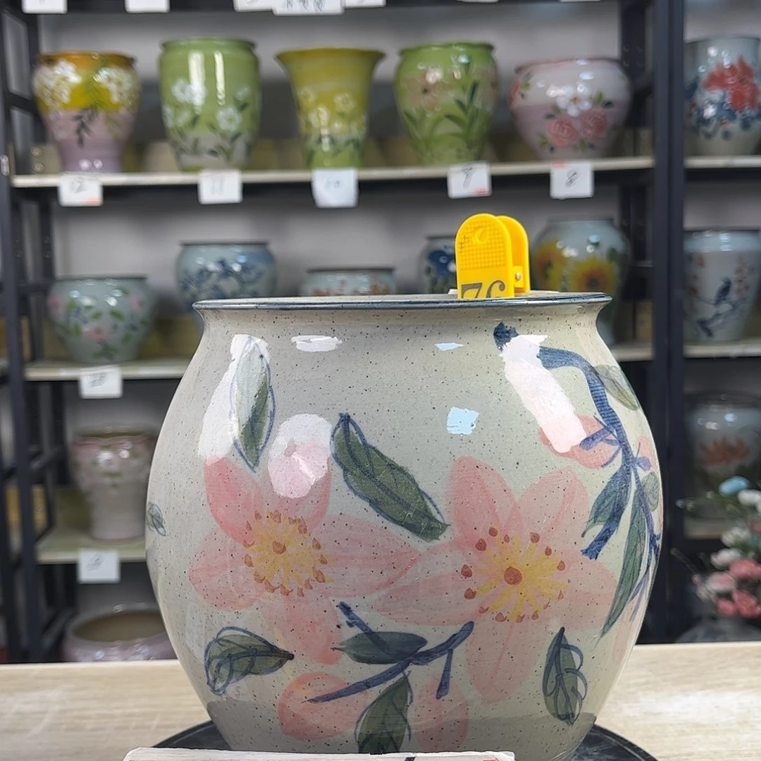 罐1tc景德镇陶瓷花盆