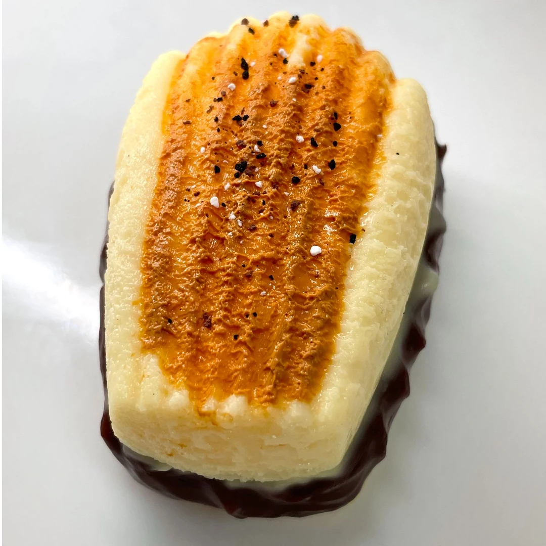 食品级硅胶纯手工制作捏捏-捏捏奶油玛德琳（默认微瑕）