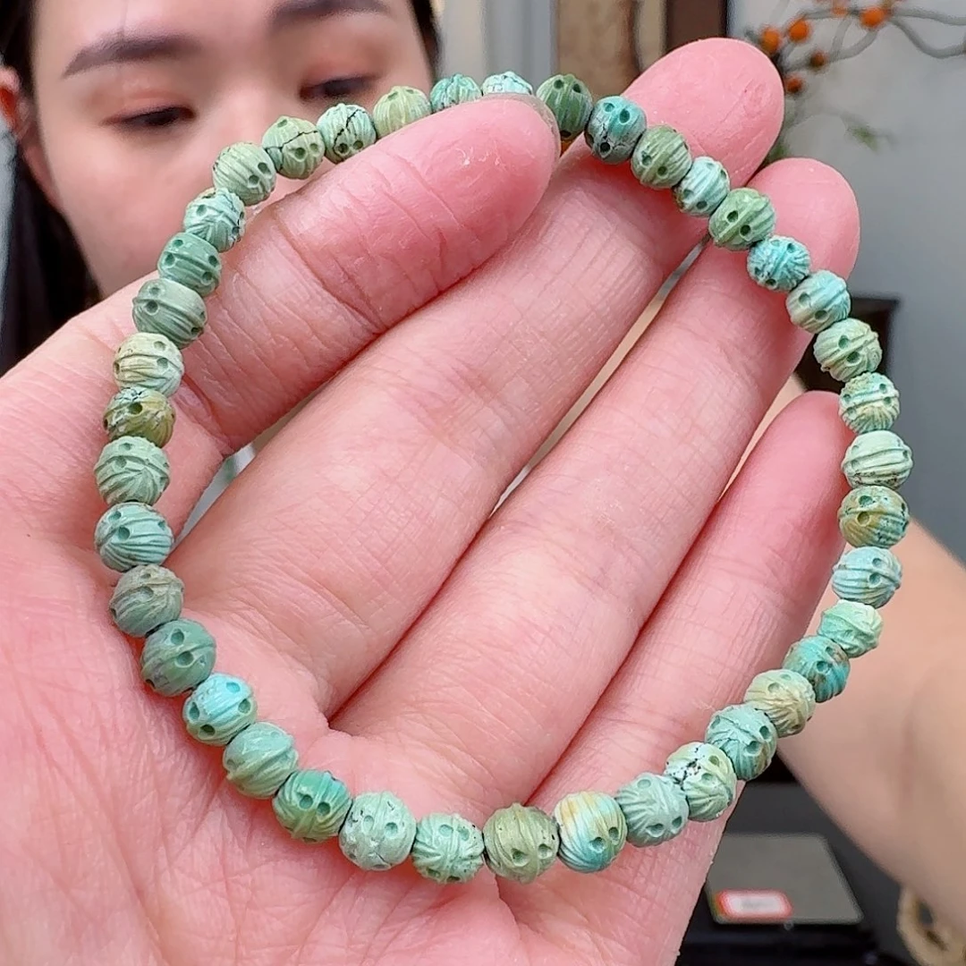 未镶嵌绿松石珠宝奇石
