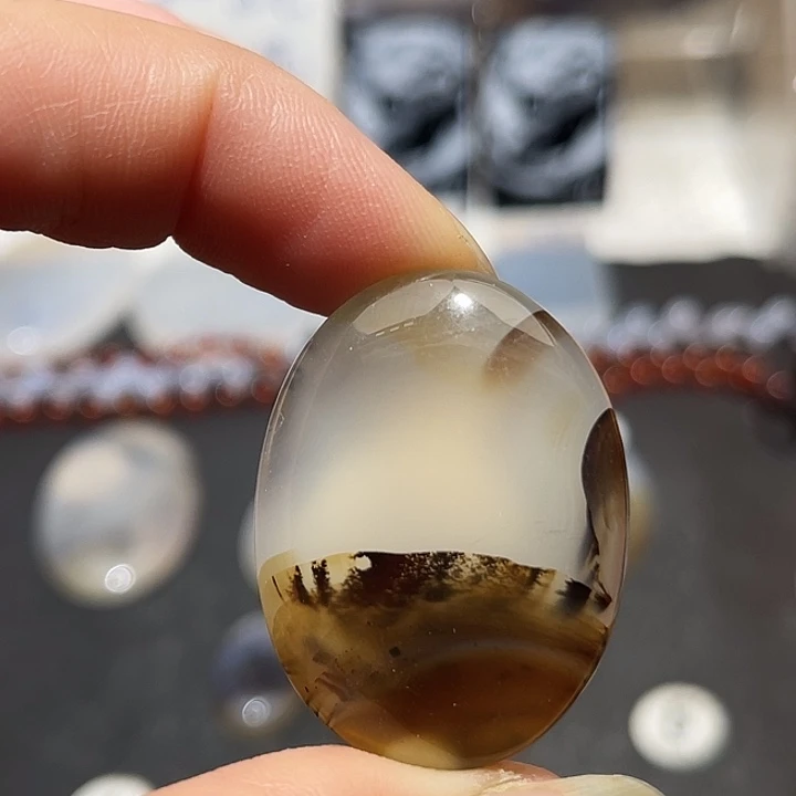 玛瑙/玉髓未镶嵌吊坠(不含链)