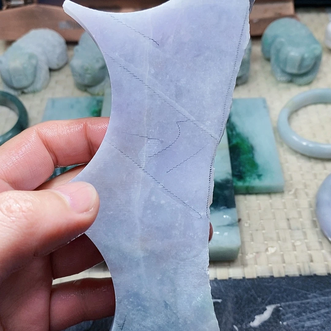 翡翠未镶嵌颈饰888