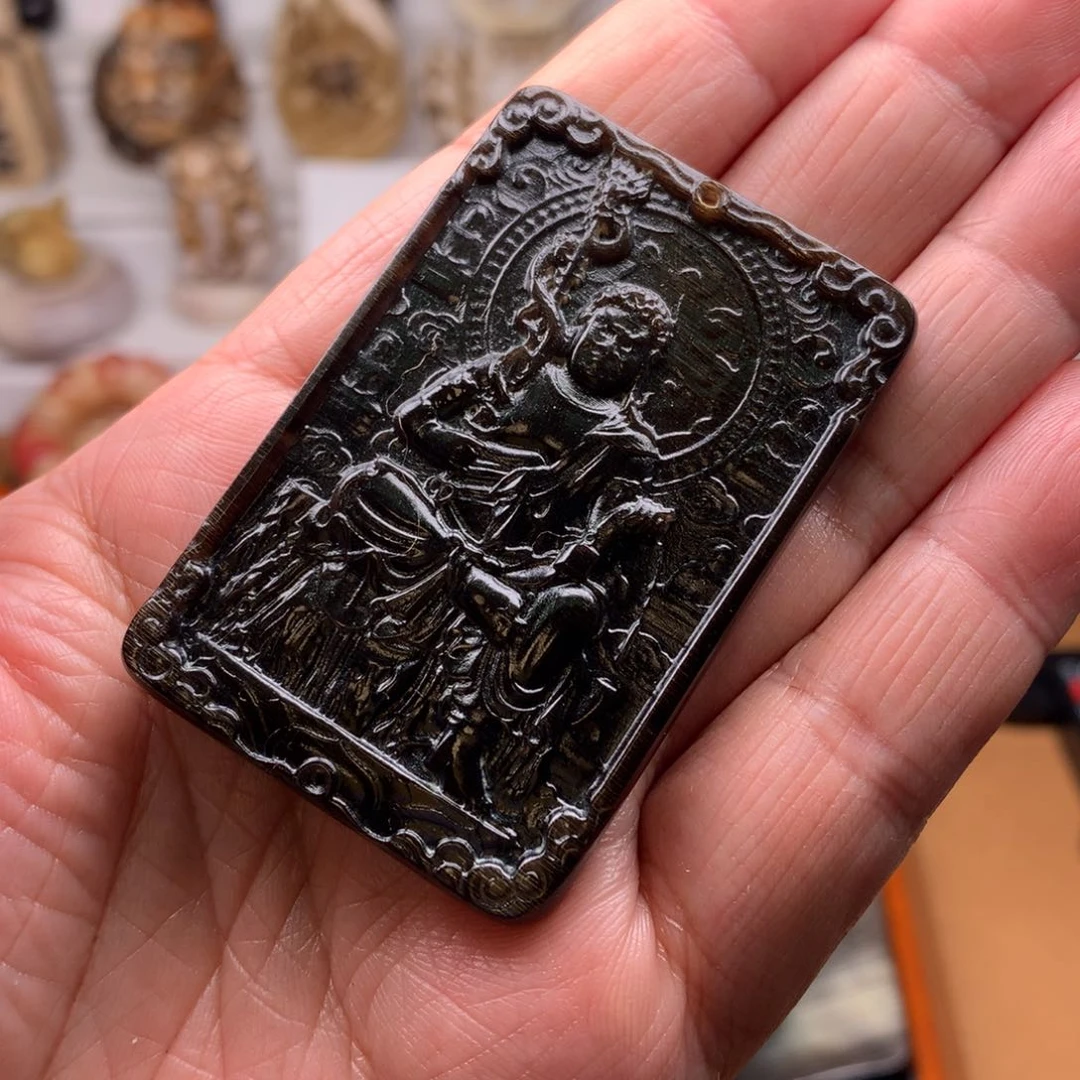 驼骨把件驴蹄不动明王