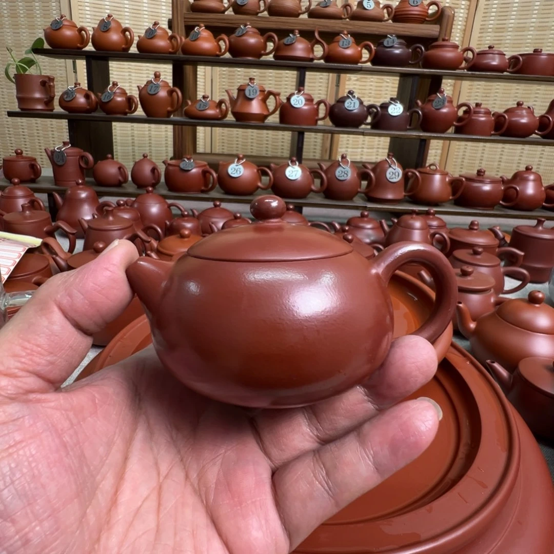 U***O紫砂茶壶潮州手拉大红袍西施