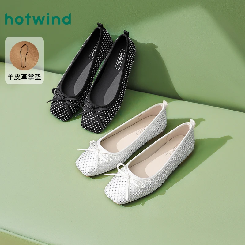 热风2025年春季新款女士时尚休闲鞋H24W25540