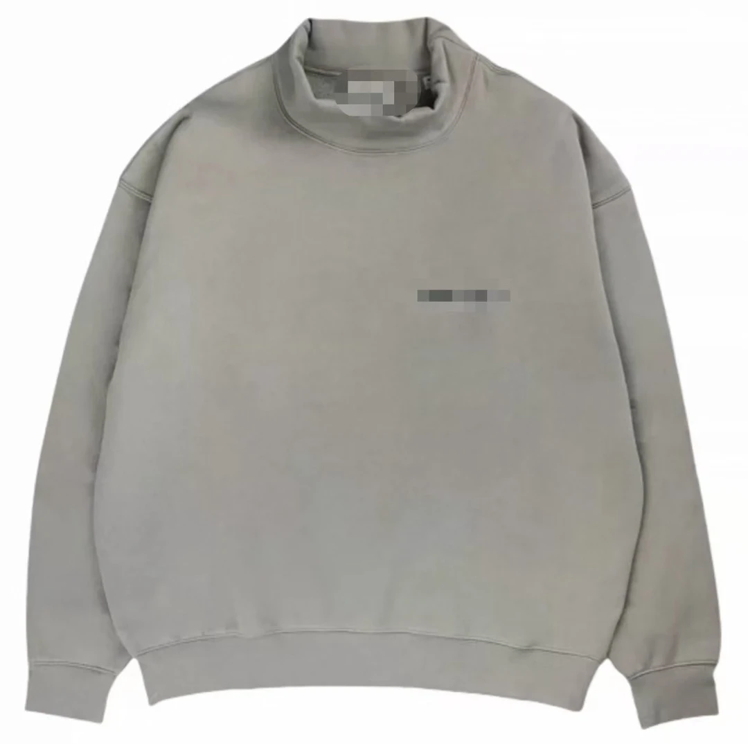 E家三色半高领圆领卫衣