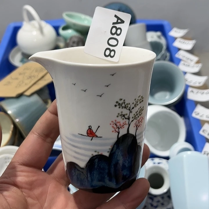 茶具默认微瑕瓷器、茶具、壶、摆件，介意勿拍