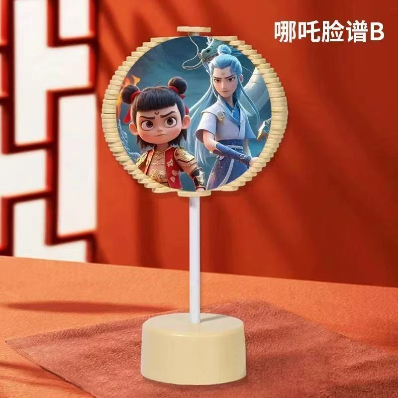 哪吒棒棒糖变脸螺旋儿童旋转树玩具创意趣味哪吒解压摆件网红同款