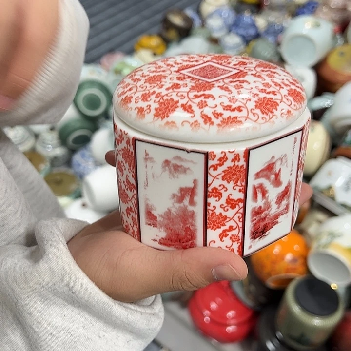 茶叶罐陶瓷家用储物罐瑕疵福利品介意勿拍