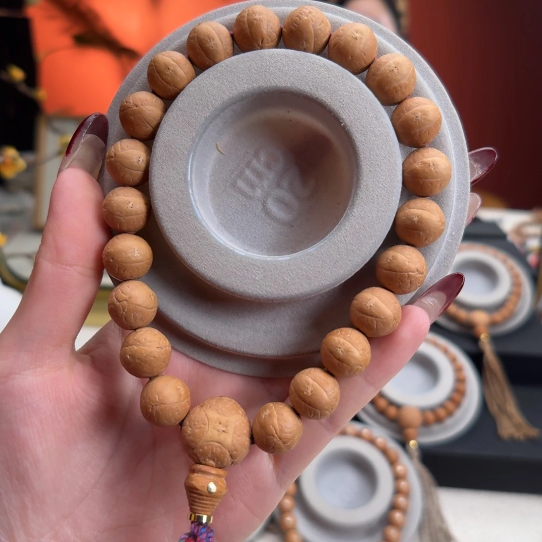 凤眼菩提手串12.5mm铁籽单圈素串货头新籽