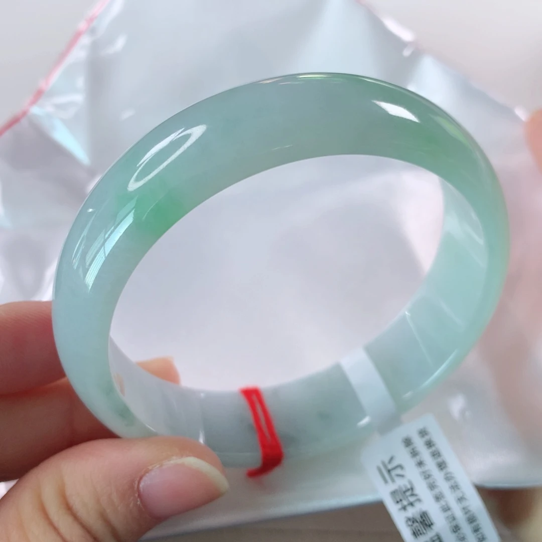 未镶嵌手镯翡翠宽版轮胎镯235