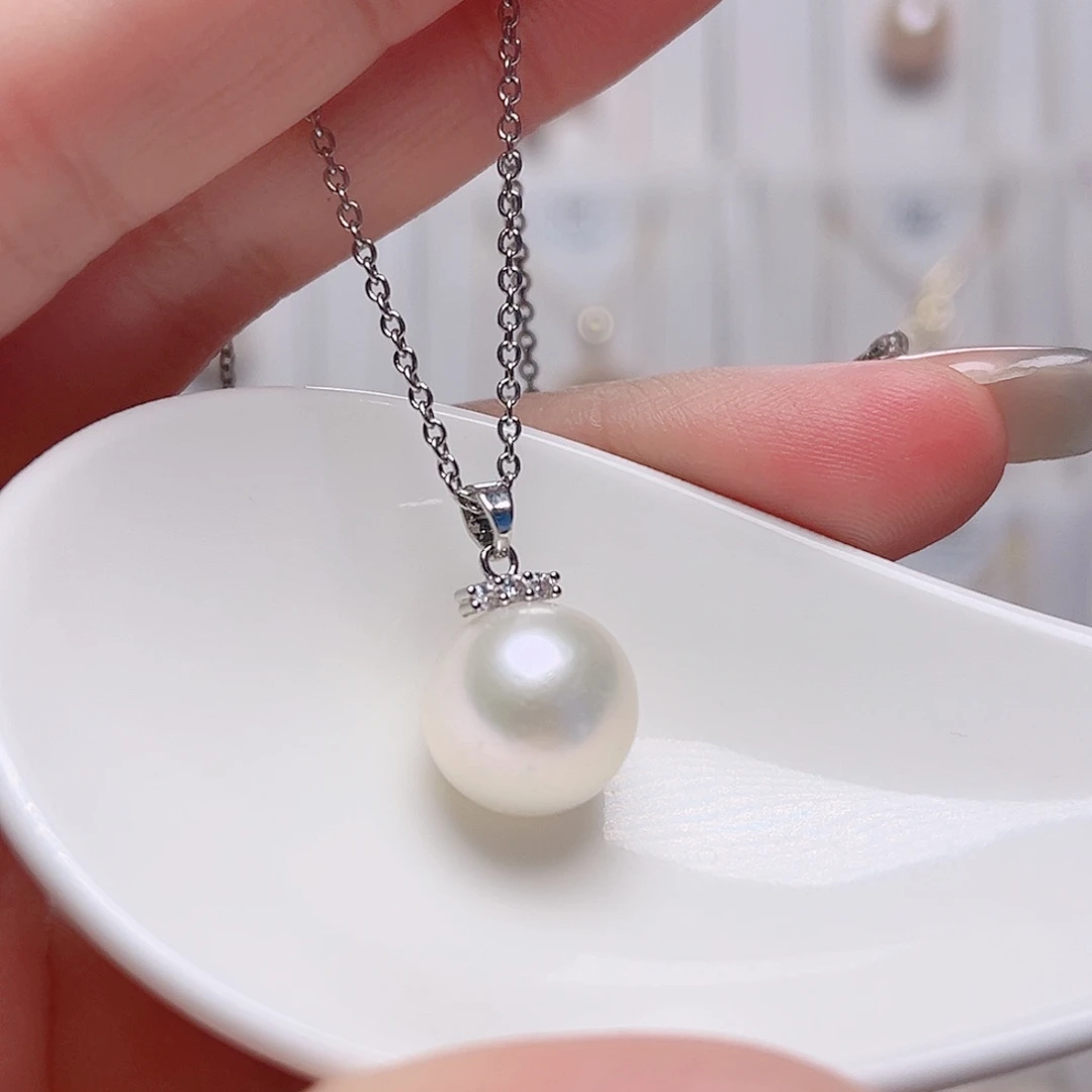 未镶嵌淡水珍珠吊坠(赠链)