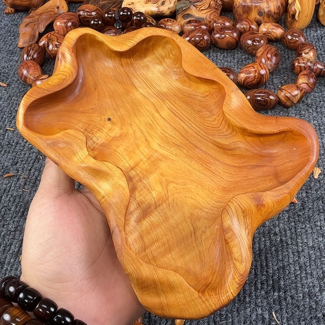 崖柏太行崖柏果盘，水果盘