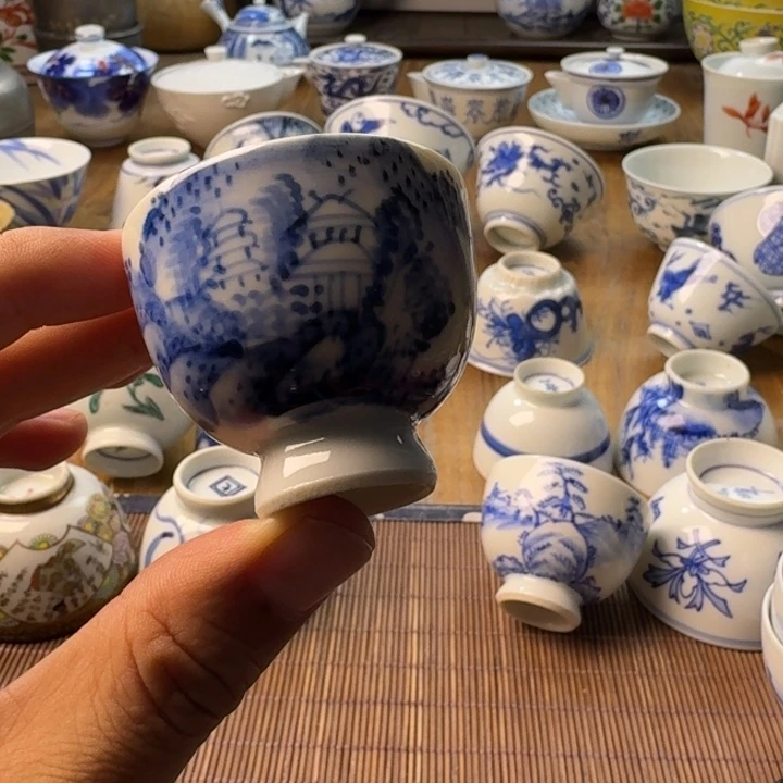 青花瓷器杯子茶器