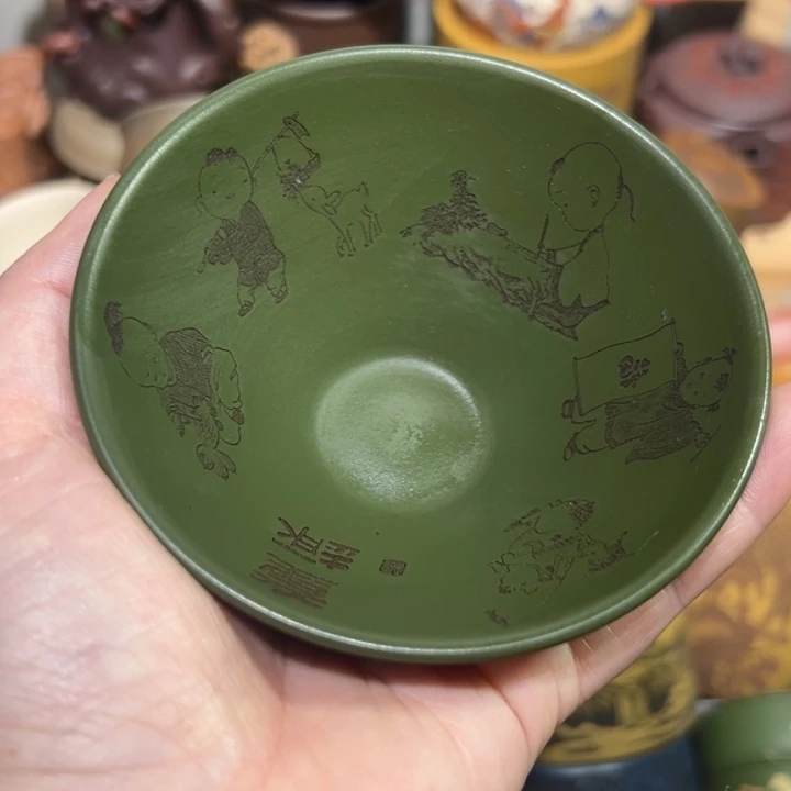 紫砂茶杯宜兴紫砂主人杯