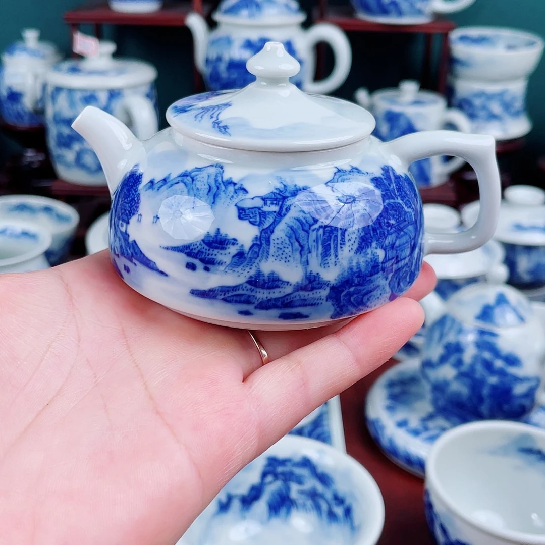 手工手绘青花，青花