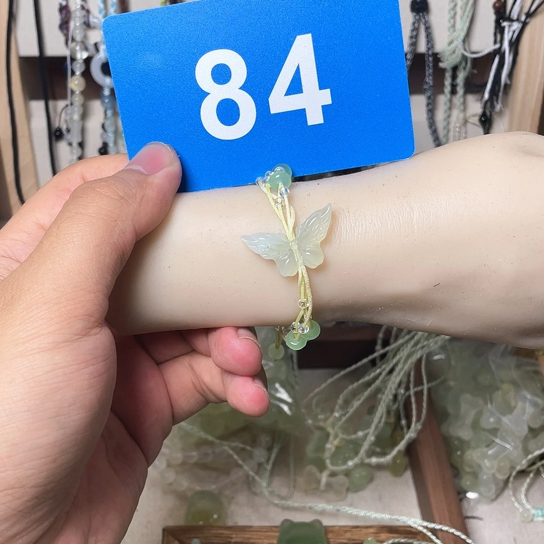 蛇纹石玉合金颈饰