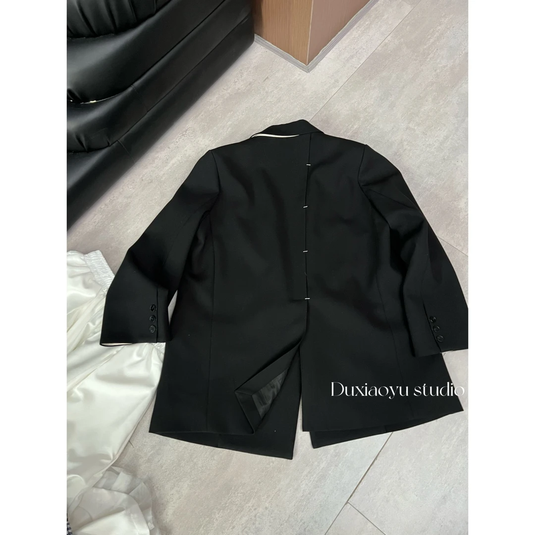 2025春款新品【后背明线缝合西装】设计感后背明线缝合西装