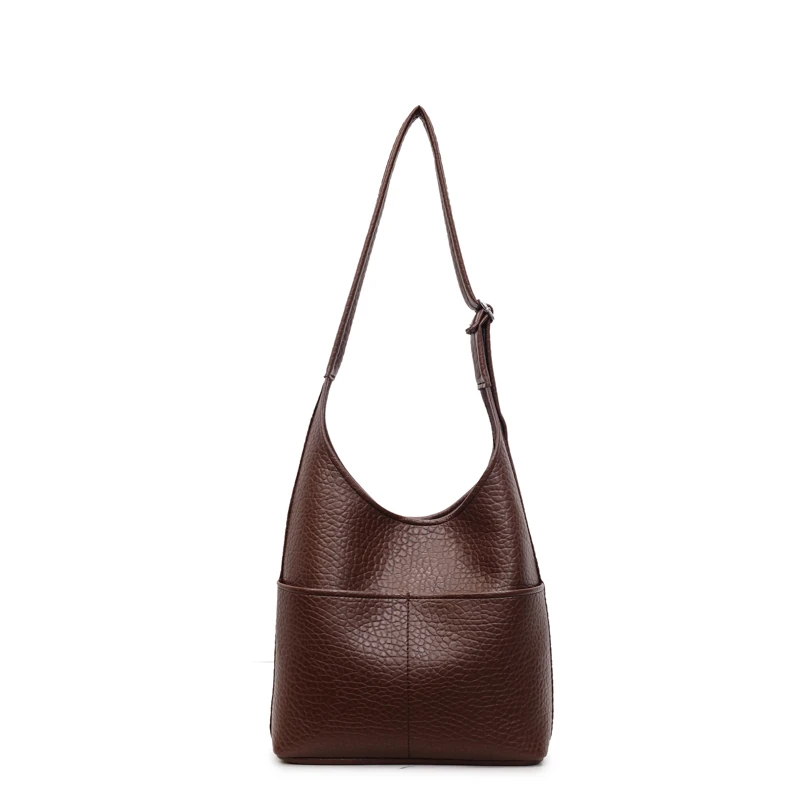 Scarlet Wong纯色朋克风百搭可折叠单肩斜挎包磁吸扣经典轻奢