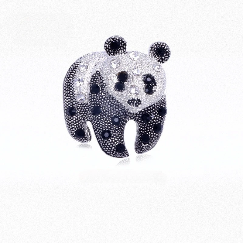 铜合金胸针 【x2029】熊猫胸花熊猫胸针徽章别针时尚动物服装配饰女