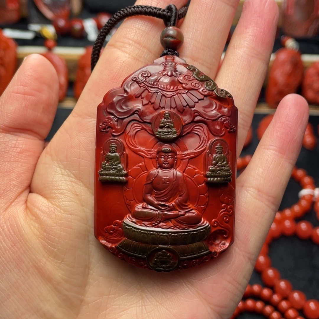 干***于南红玛瑙未镶嵌颈饰