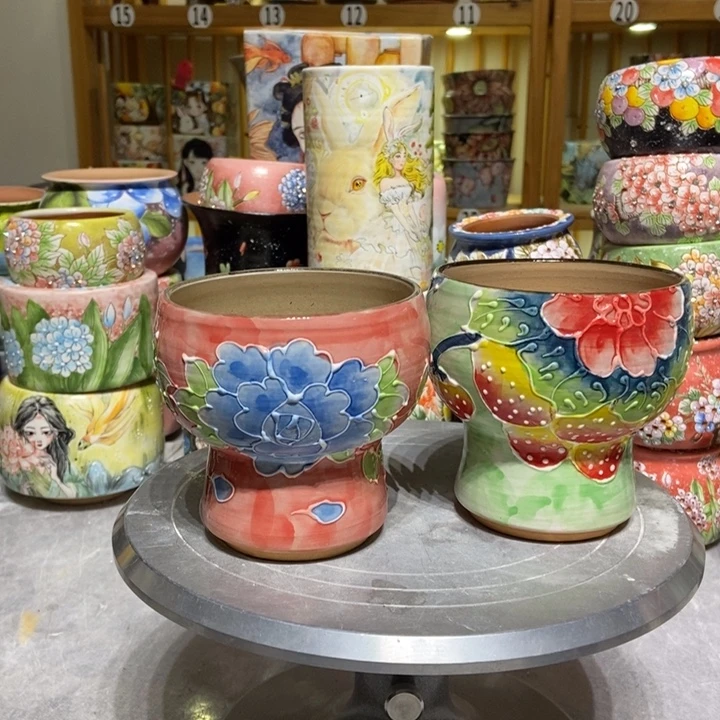 景德镇艺术手绘作品