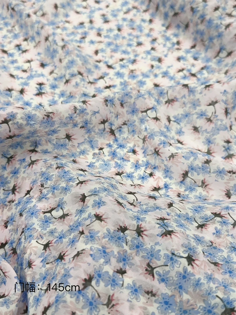 时尚泡泡盐缩印花面料B76108-1#