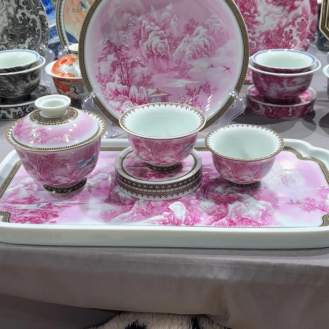 瓷片景德镇瓷器精品展示