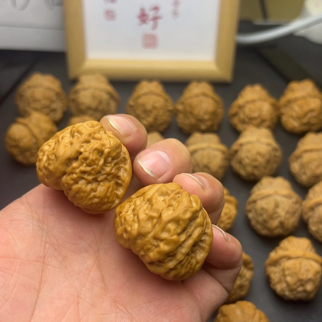 核桃手串/手链半***盒38蛤蟆头