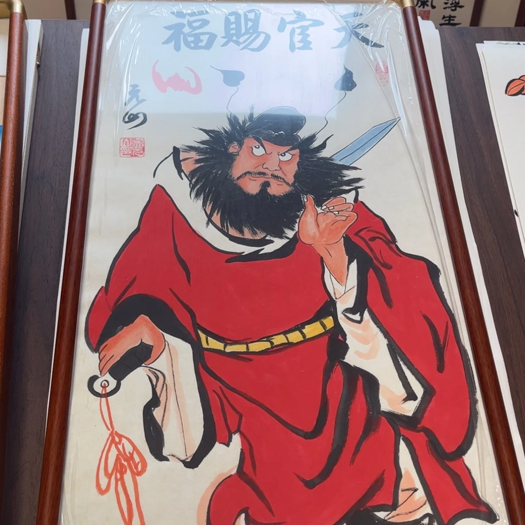 国画纯手绘禅意画作品