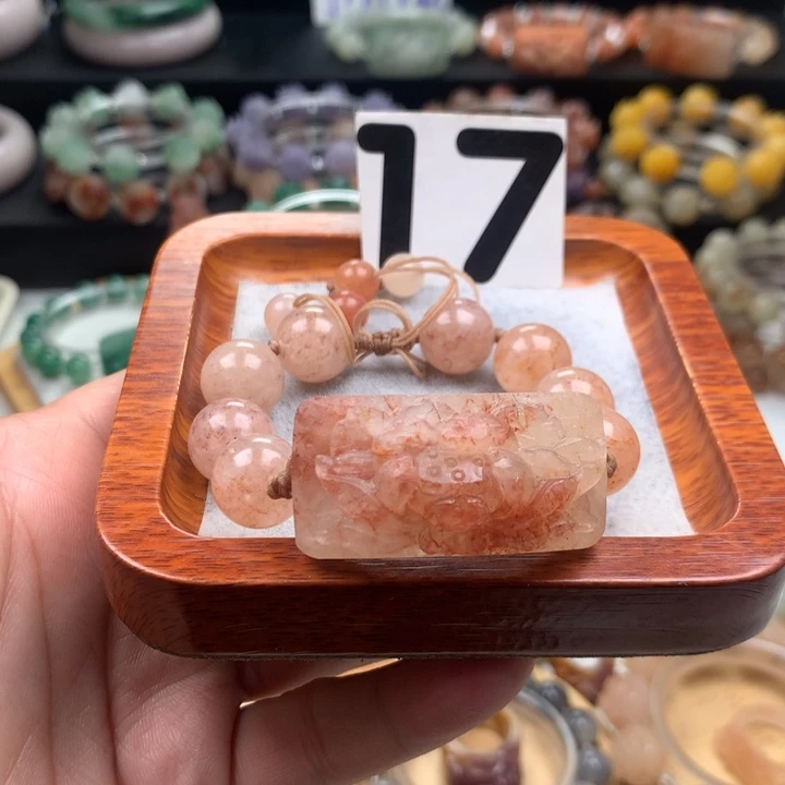 石英质玉手链未镶嵌