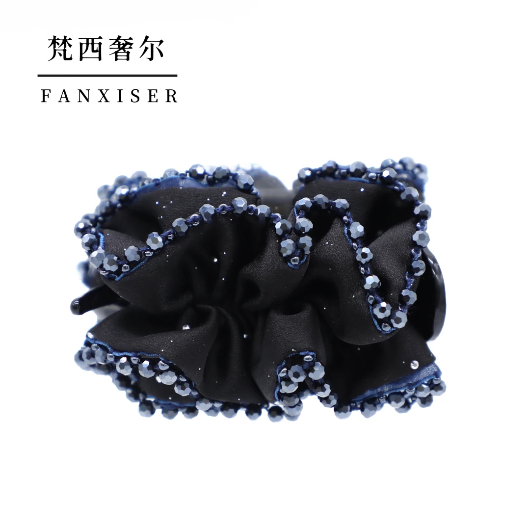 赫本王妃【星棠】温婉气质时尚优雅丸子夹YM7798