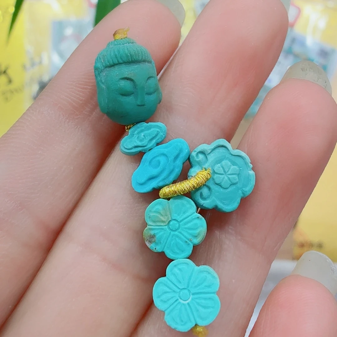 未镶嵌绿松石珠宝奇石