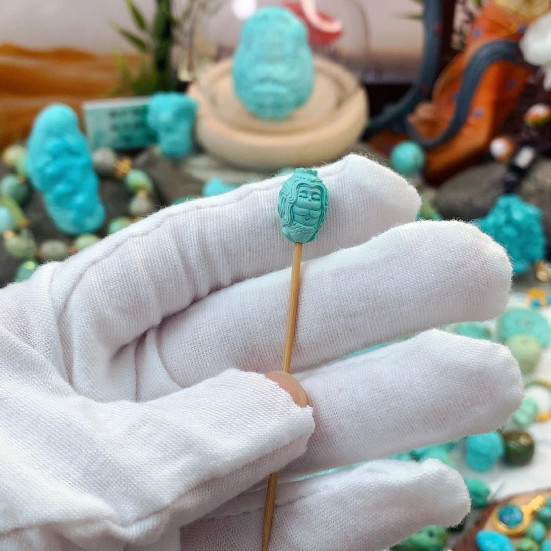 绿松石未镶嵌珠宝半成品