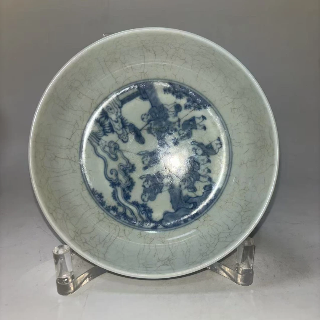 青花婴戏图小笔洗JD2501-192