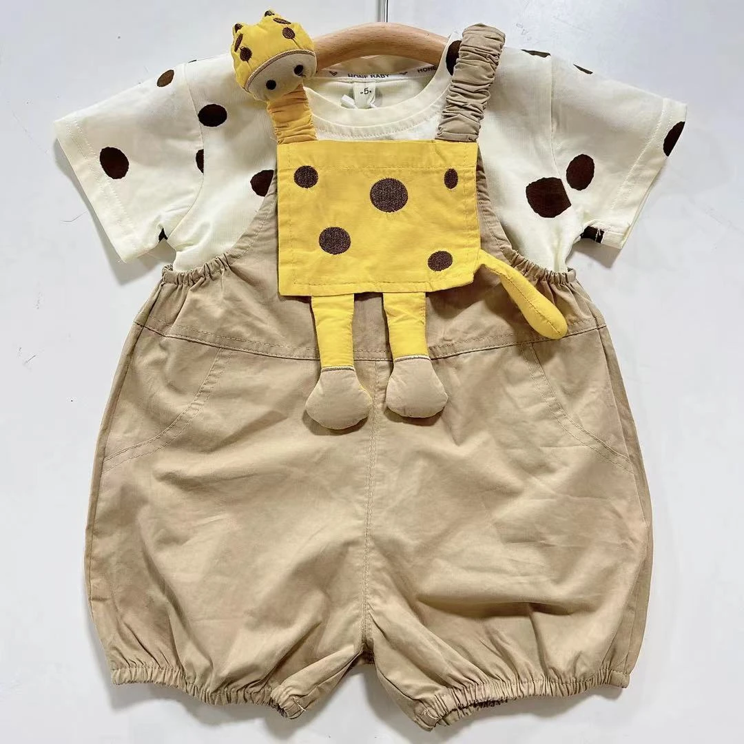 【2518长颈鹿】背带套装