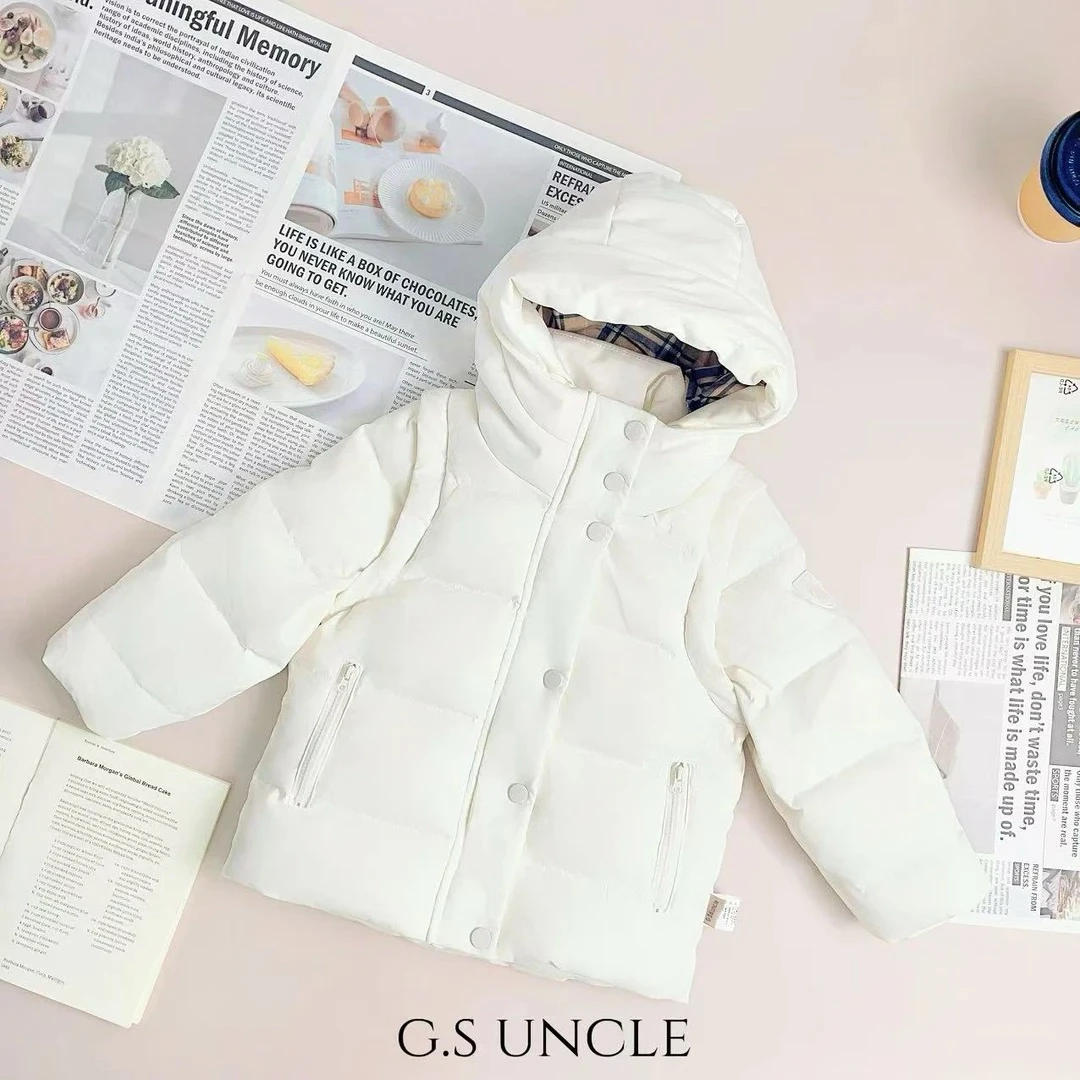 【一衣两穿】H25227女宝保暖冬季儿童洋气舒适百搭童装羽绒服小童