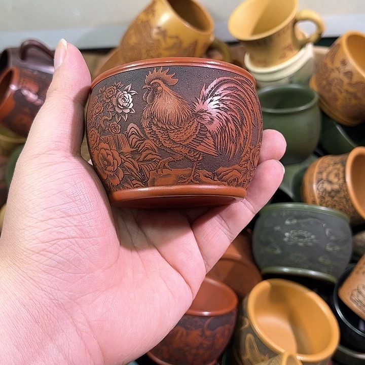 茶杯紫砂全手工紫砂主人杯