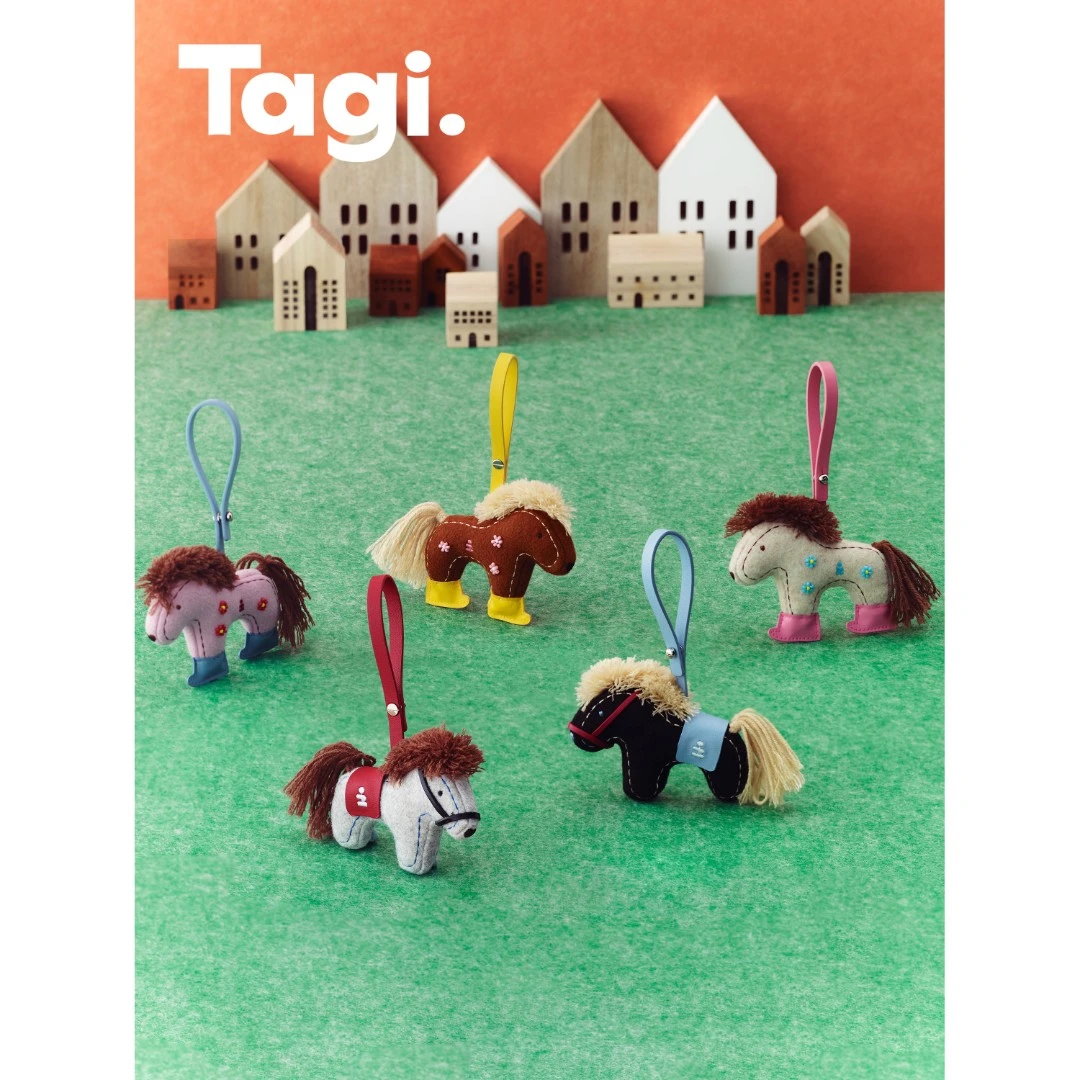 Tagi.《小马Magi》布艺小马挂件可爱创意包配饰挂饰卡通钥匙扣
