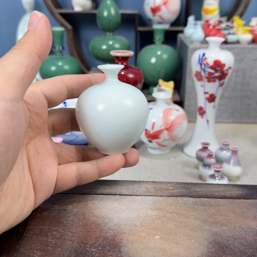 陶瓷手工小花器摆件