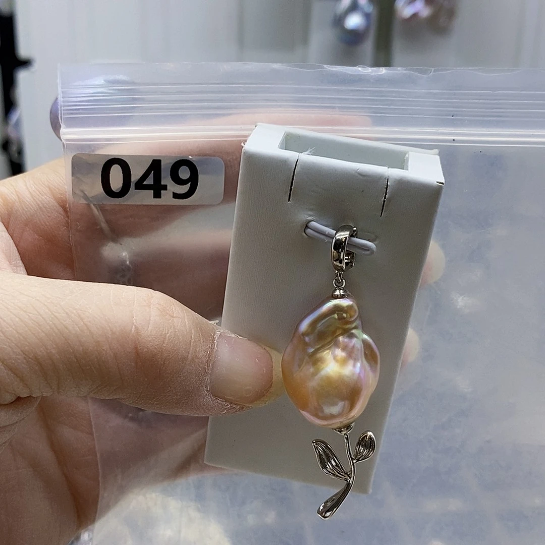 颈饰合金淡水珍珠